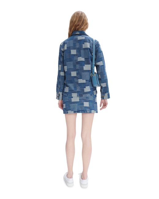 A.P.C. Blue Veste Silva Logo Jacket