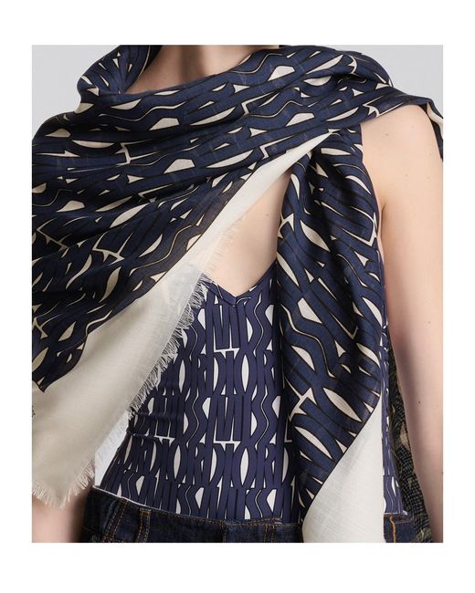 Dior Blue Miss Allover Shawl