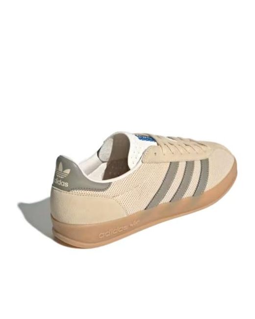 Adidas Originals Natural Gazelle Indoor Pro Lace-Up Sneakers for men