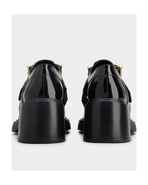 Roger Vivier Black Viv' Rangers Rhinestone Buckle Loafers