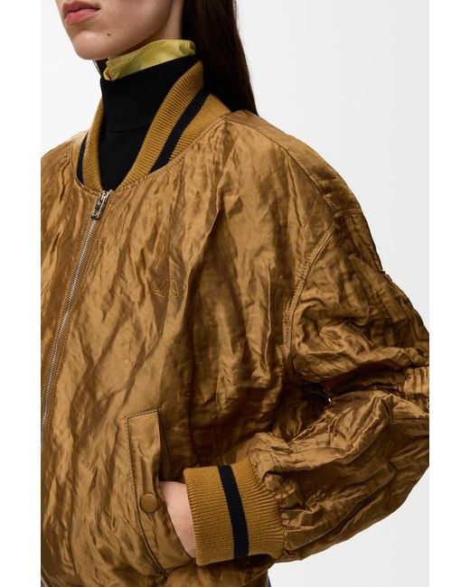 Loewe Brown Bomber Jacket