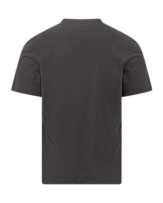 Zegna Black Logo T-Shirt for men