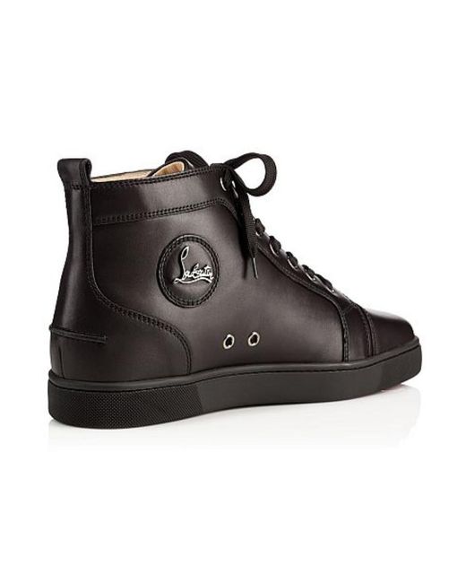 Christian Louboutin Black Louis High Top Sneakers for men