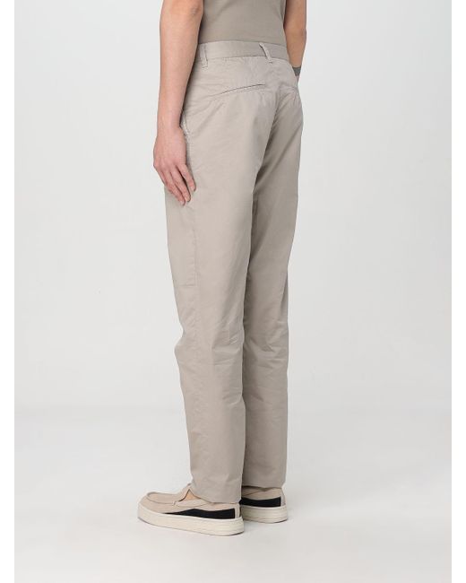 ARMANI EXCHANGE Gray Belt Loops Slacks for men