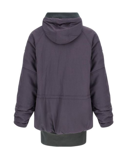 Magliano Blue Kenny Hooded Parka Jacket for men