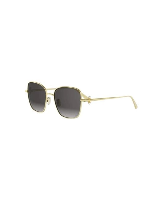 Dior Metallic Rectangular Sunglasses
