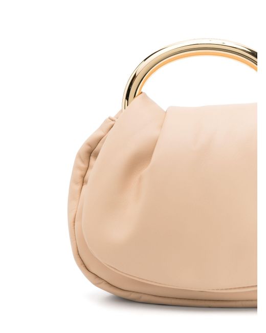 Blumarine Natural Clamshell Handbag