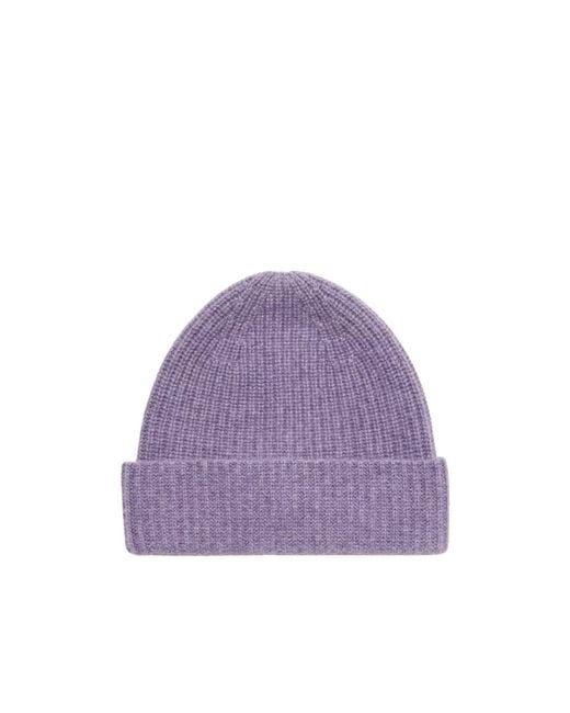 Loro Piana Purple Sergio Knit Hat