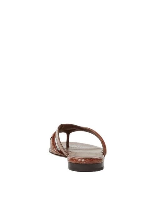 Fendi Brown Fling Flatform Flip-Flops