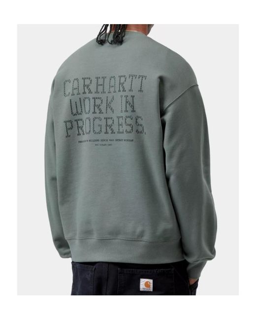 Carhartt Gray Punched Sweatshirt for men