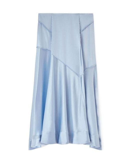 Ganni Blue Long Skirt