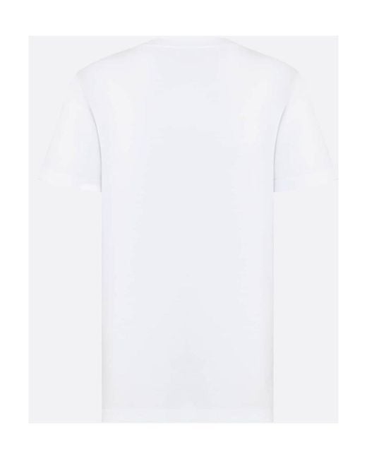 Dior White Homme Crewneck Short-Sleeved T-Shirt for men