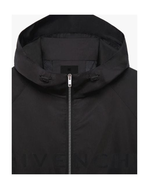 Givenchy Black Windbreaker for men