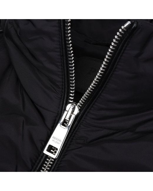Prada Blue Zippered Casual Jacket for men