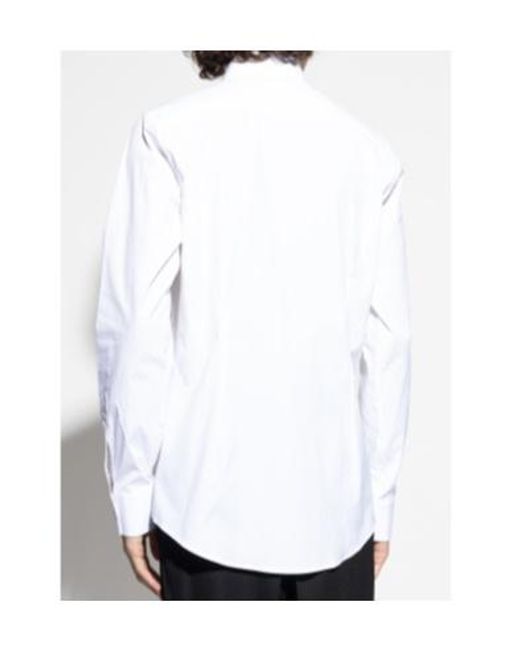 DSquared² White Easy Slim Tux Shirt for men