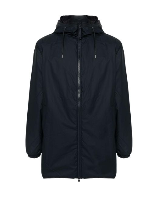 Rains Blue Long-Sleeved Casual Jacket for men