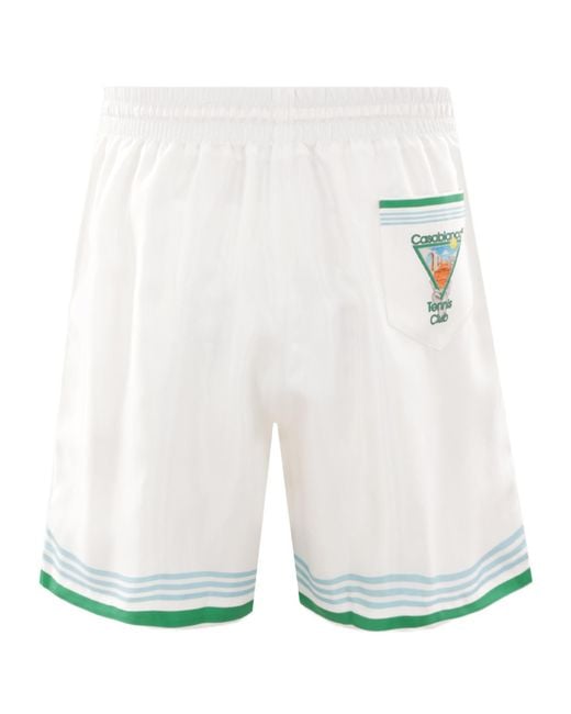 Casablanca White Shorts for men