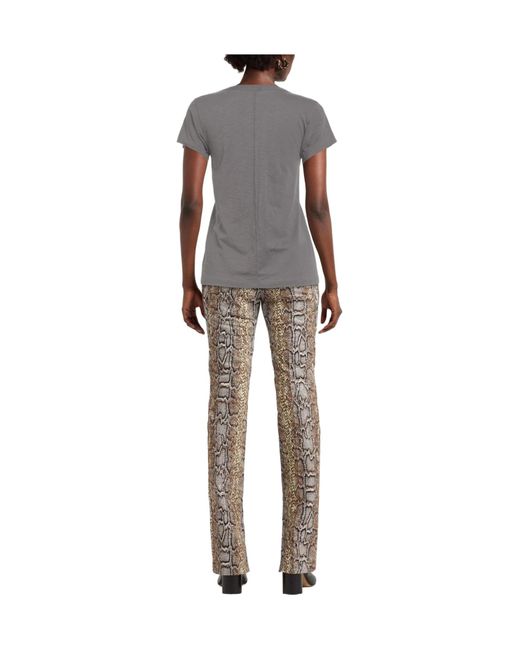 Rag & Bone Gray Basic T-Shirt Short Sleeves