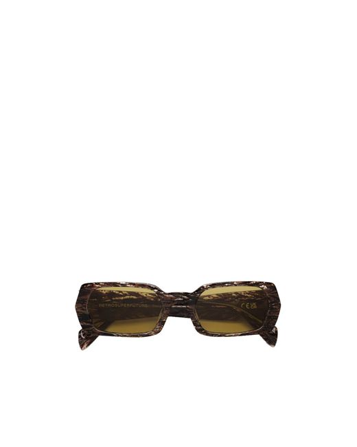 Retrosuperfuture Multicolor Rectangle Frame Sunglasses for men