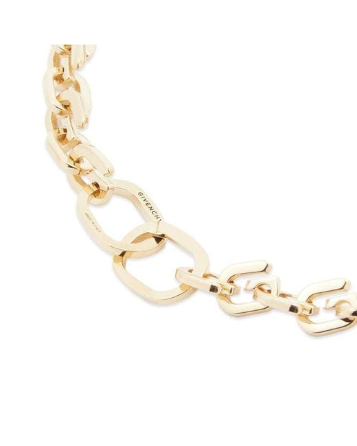 Givenchy White Chain Detail Bracelet for men