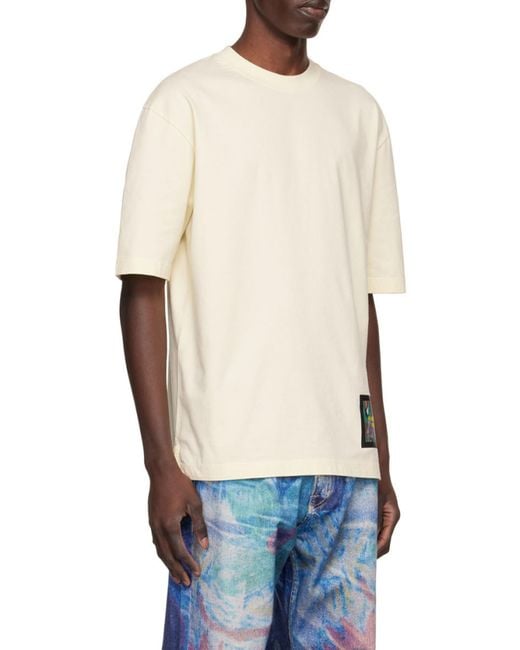 Ambush White Logo Patch Crewneck T-Shirt for men