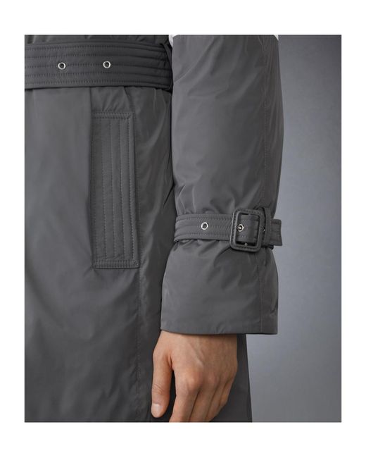 Thom Browne Gray Twill-Bar Parka for men