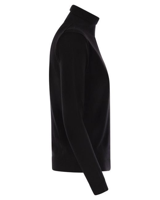 Weekend by Maxmara Black Kiku Turtleneck Long-Sleeved Jumper