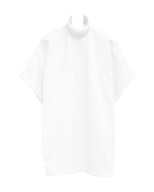 Alaïa White Alaïa High Neck Blouse