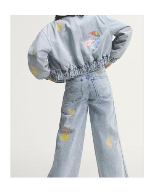 Adidas Originals Blue Adidas Care Bear Bomber Jacket