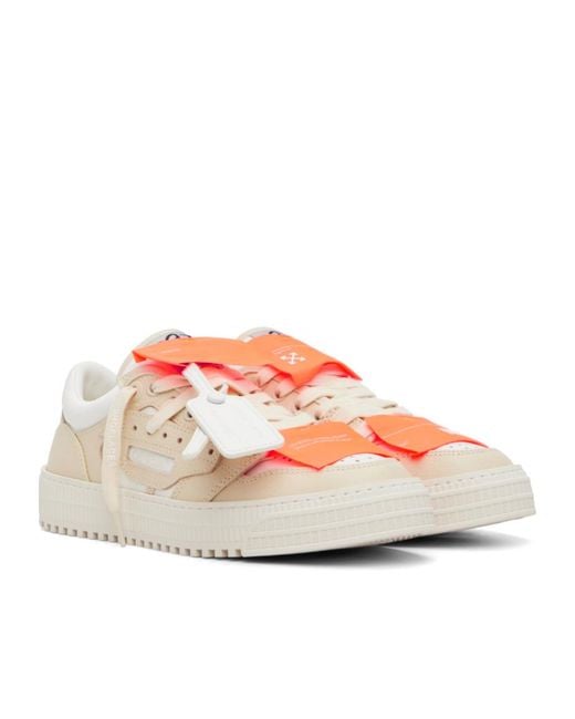 Off-White c/o Virgil Abloh Pink Low Top 3.0 Off Court Sneakers for men