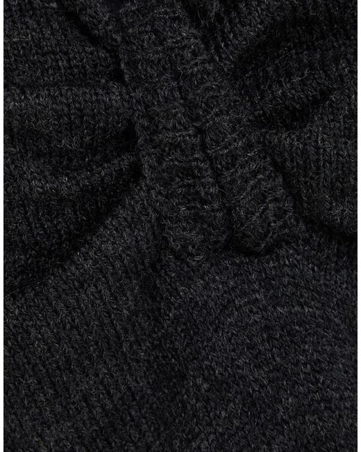 Dolce & Gabbana Black Solid Color Jumpers
