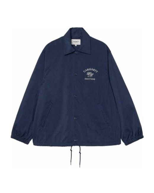 Carhartt Blue Eightynine Coach Jacket for men