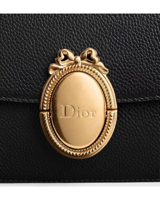 Dior White Small Médaillon Flap Bag