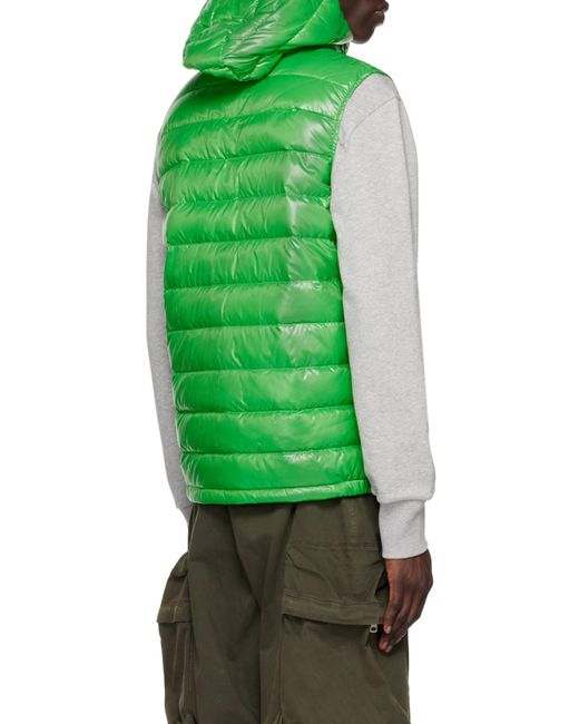 Moncler Green Ragot Down Gilet for men