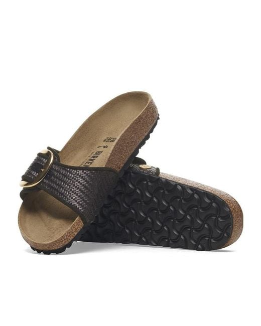 Birkenstock Brown Madrid Big Buckle Sandals