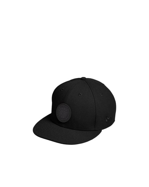 Canada Goose Black Core Classic Logo-Patch Detail Baseball Cap for men