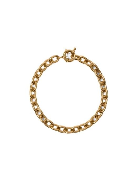 Burberry Metallic Charm Chain Bracelet