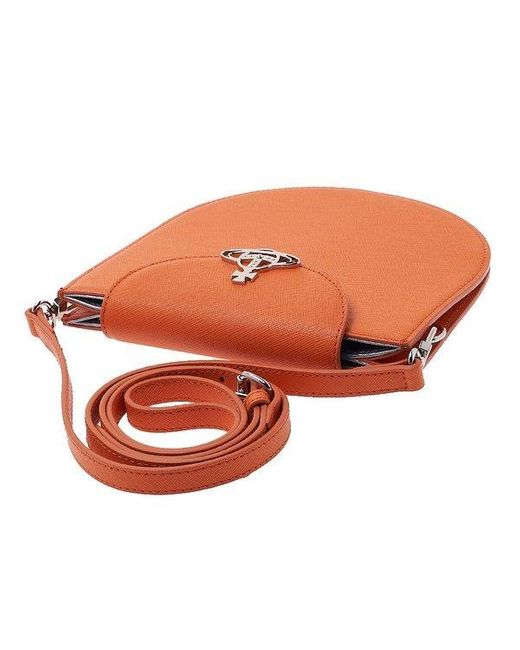Vivienne Westwood Orange Logo Shoulder Bag