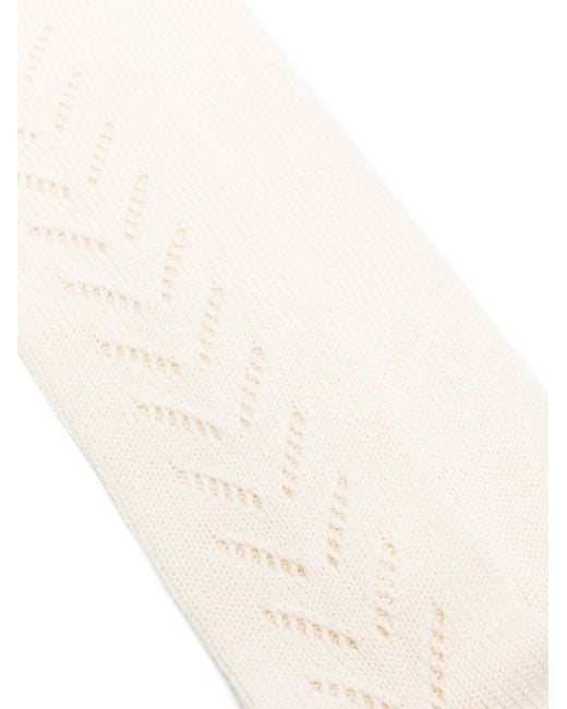 Valentino White Cotton Socks