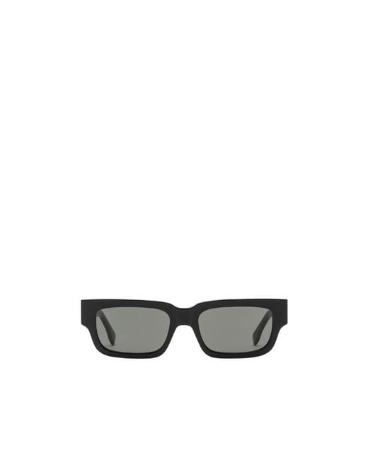 Retrosuperfuture White Rectangular Frame Sunglasses for men