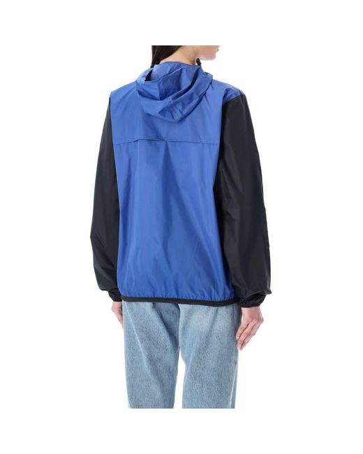 COMME DES GARÇONS PLAY Blue X K-Way Half-Zip Jacket for men