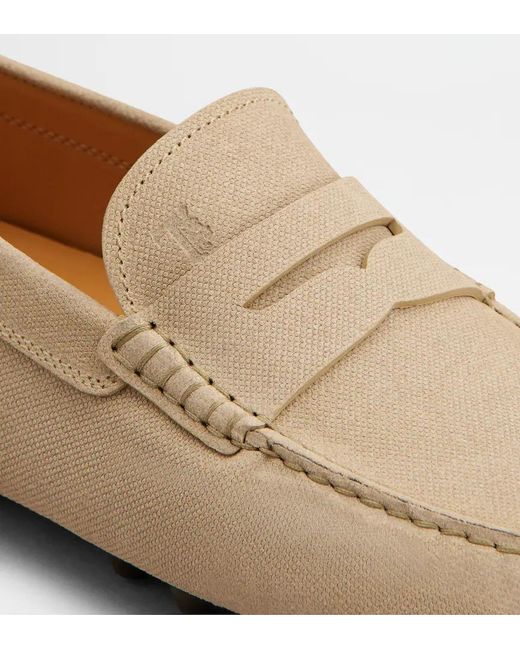 Tod's Natural Logo-Detail Loafers for men