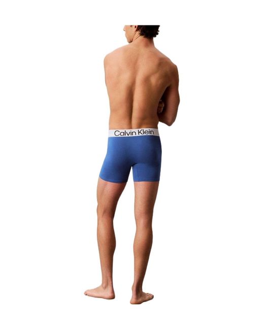Calvin Klein Blue Solid Color Single Boxer for men