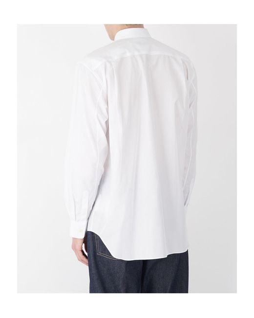 COMME DES GARÇONS PLAY White Long-Sleeved Shirt for men