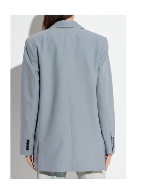 IRO Blue Long-Sleeved Suit Jacket