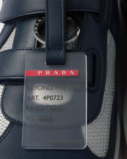 Prada Linea Rossa Blue Prada Americas Cup Original Sneakers for men