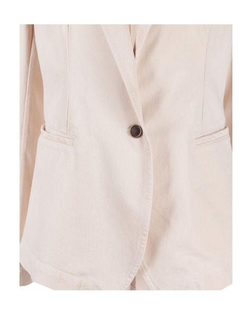 Uma Wang Natural Bag Suit Jacket