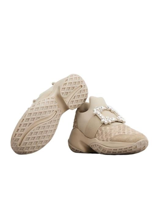 Roger Vivier Natural Viv Run Sneakers