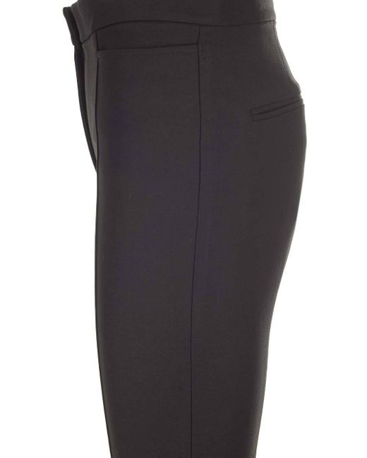 Totême Blue Totême High-Waisted Slim-Cut Trousers