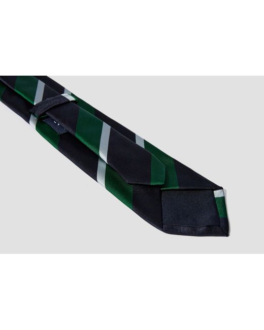Drake's Multicolor Striped Tie for men